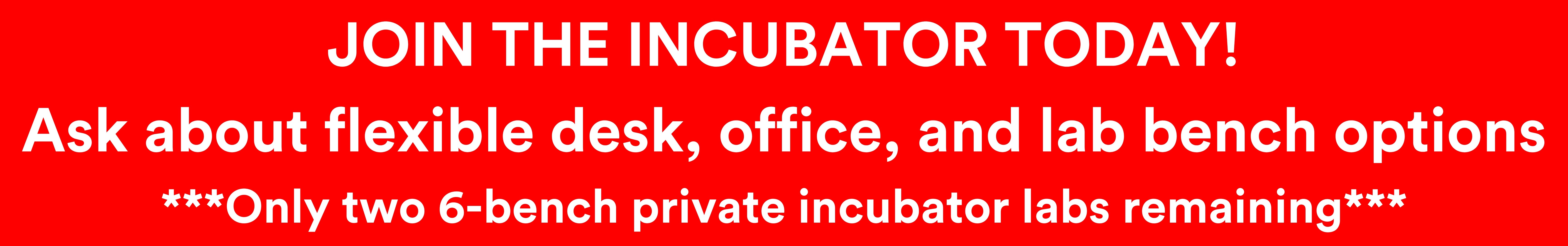 Join the incubator