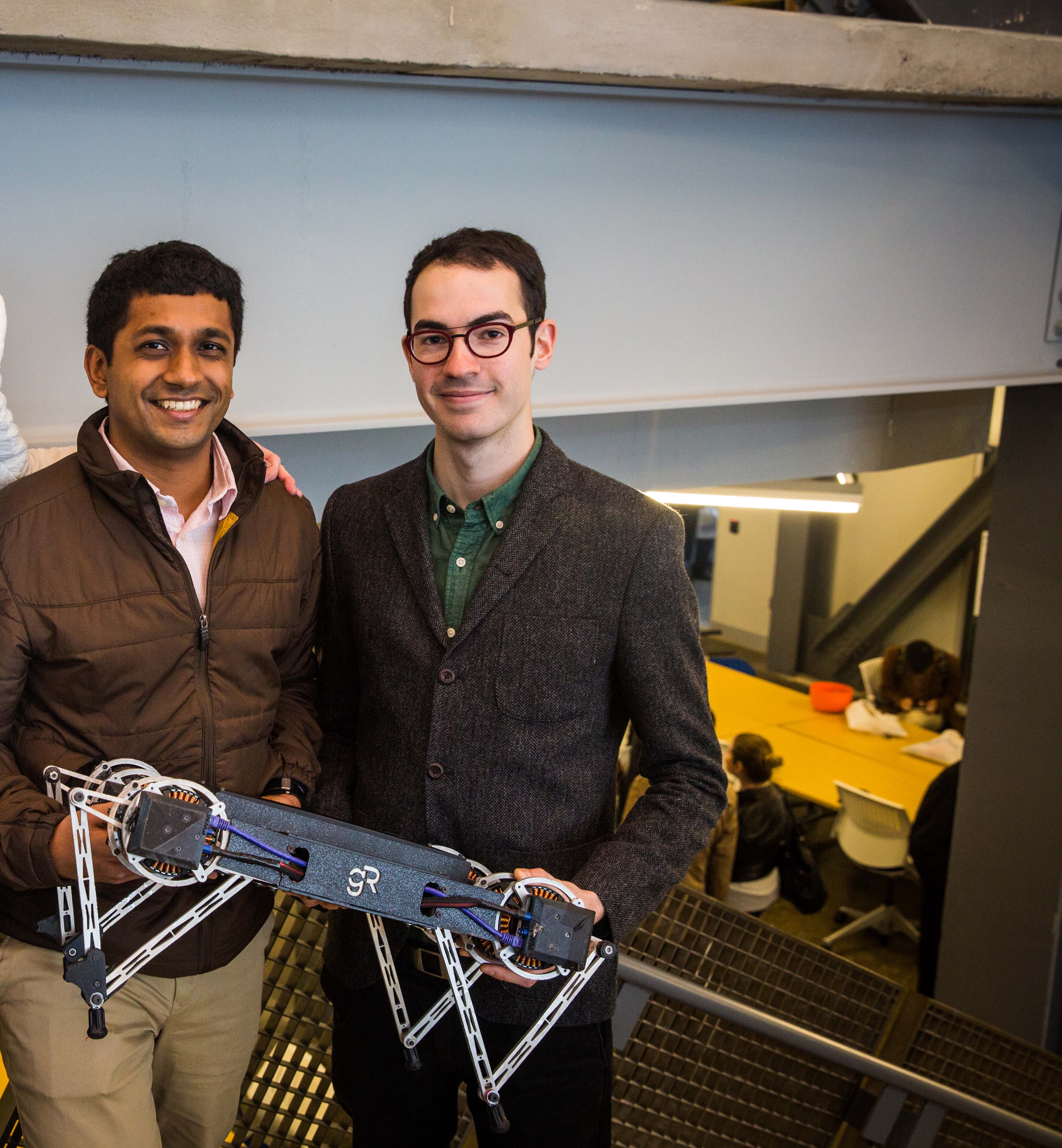 Inventors of highly responsive autonomous 4-leg robots