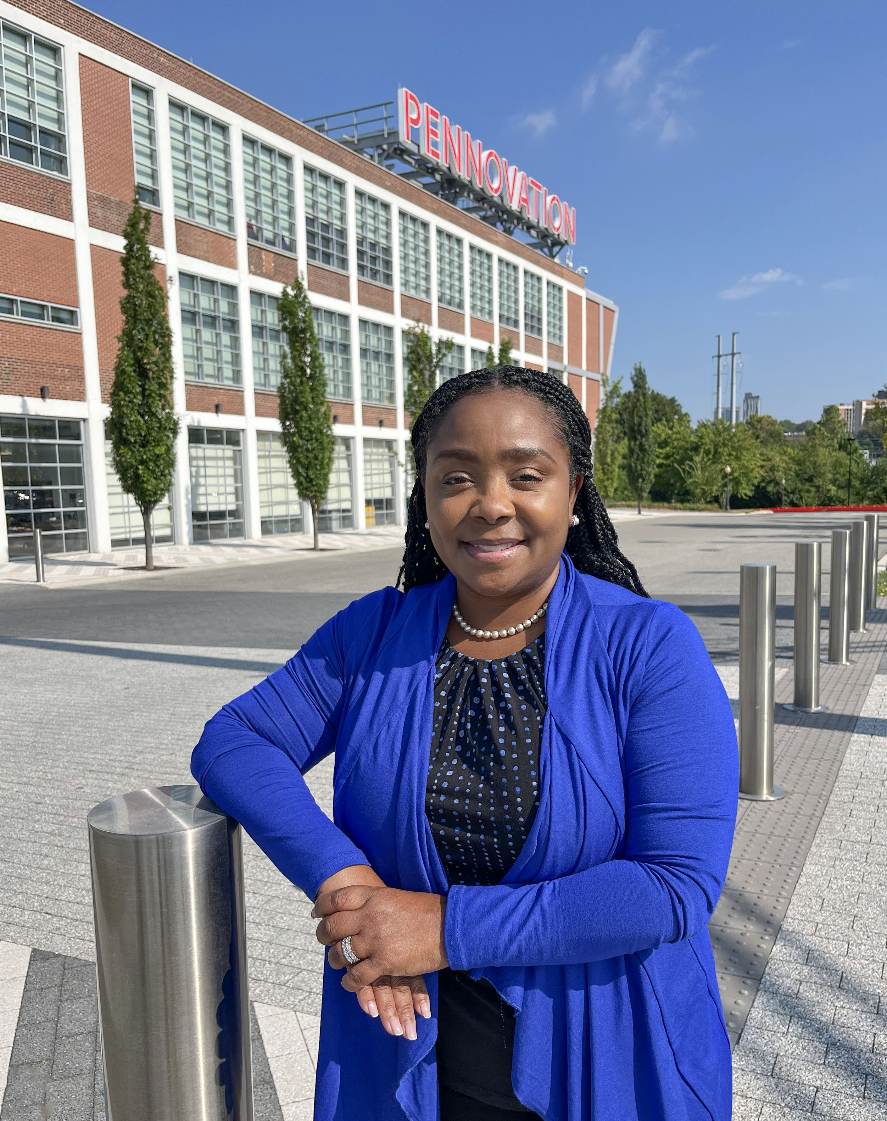 Denita Henderson, Managing Director outside the Pennovation Center Denita Henderson, Managing Director outside the Pennovation Center