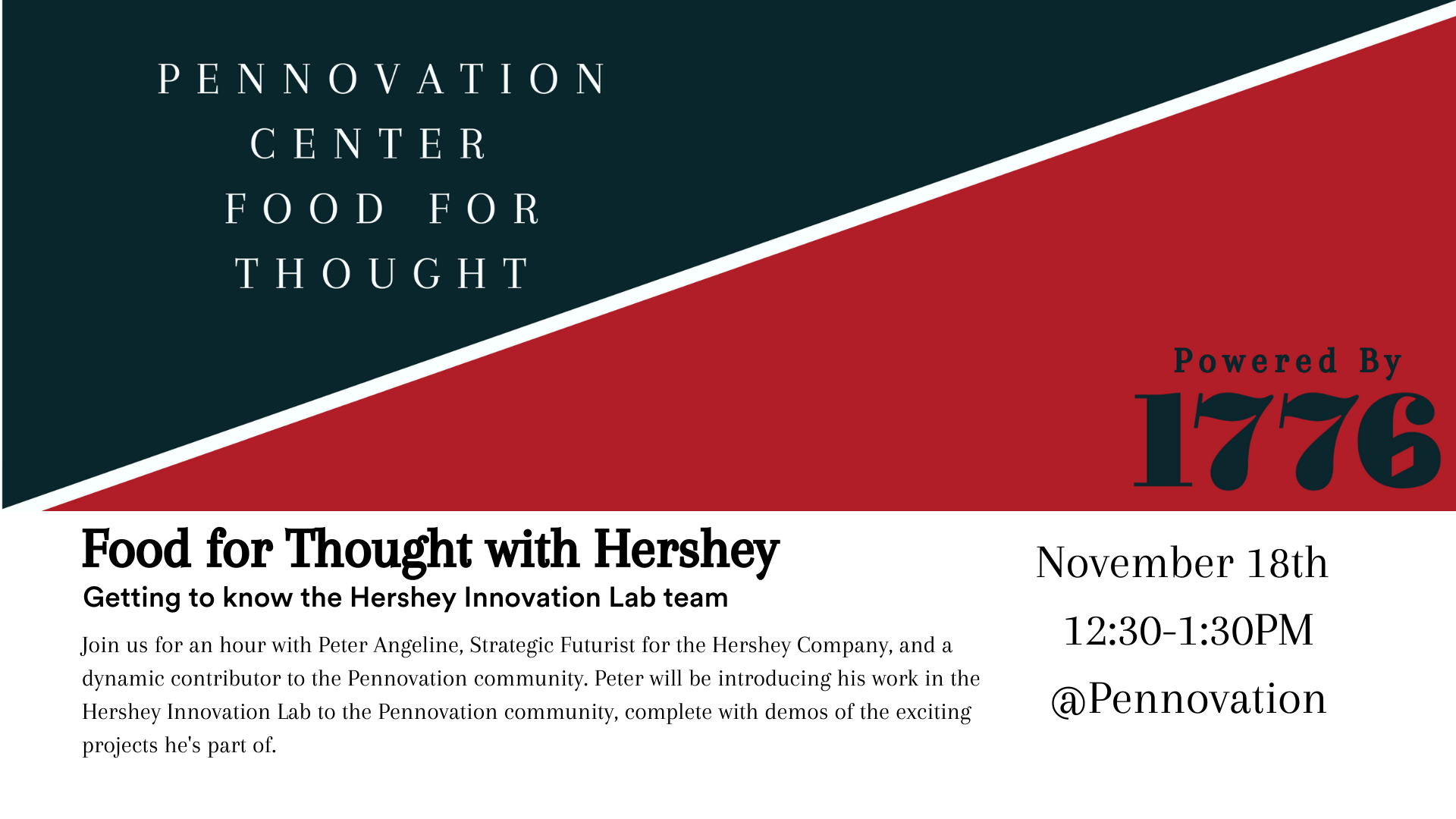 Meet the Hershey Innovation Lab Food for thought with Hershey
