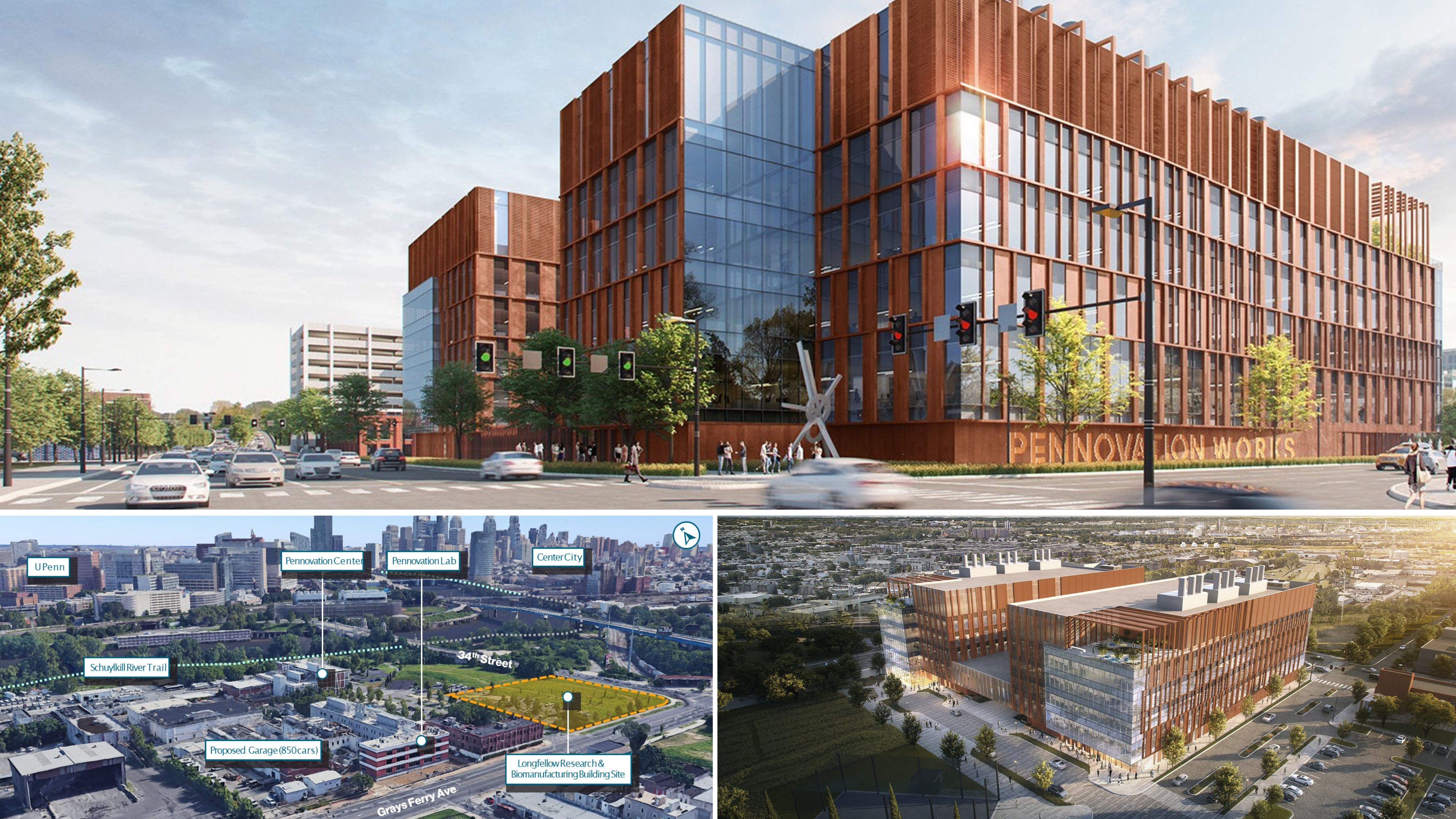 Renderings of the New Facility at Pennovation Works Partnered with Longfellow Real Estate Renderings of the New Facility at Pennovation Works Partnered with Longfellow Real Estate