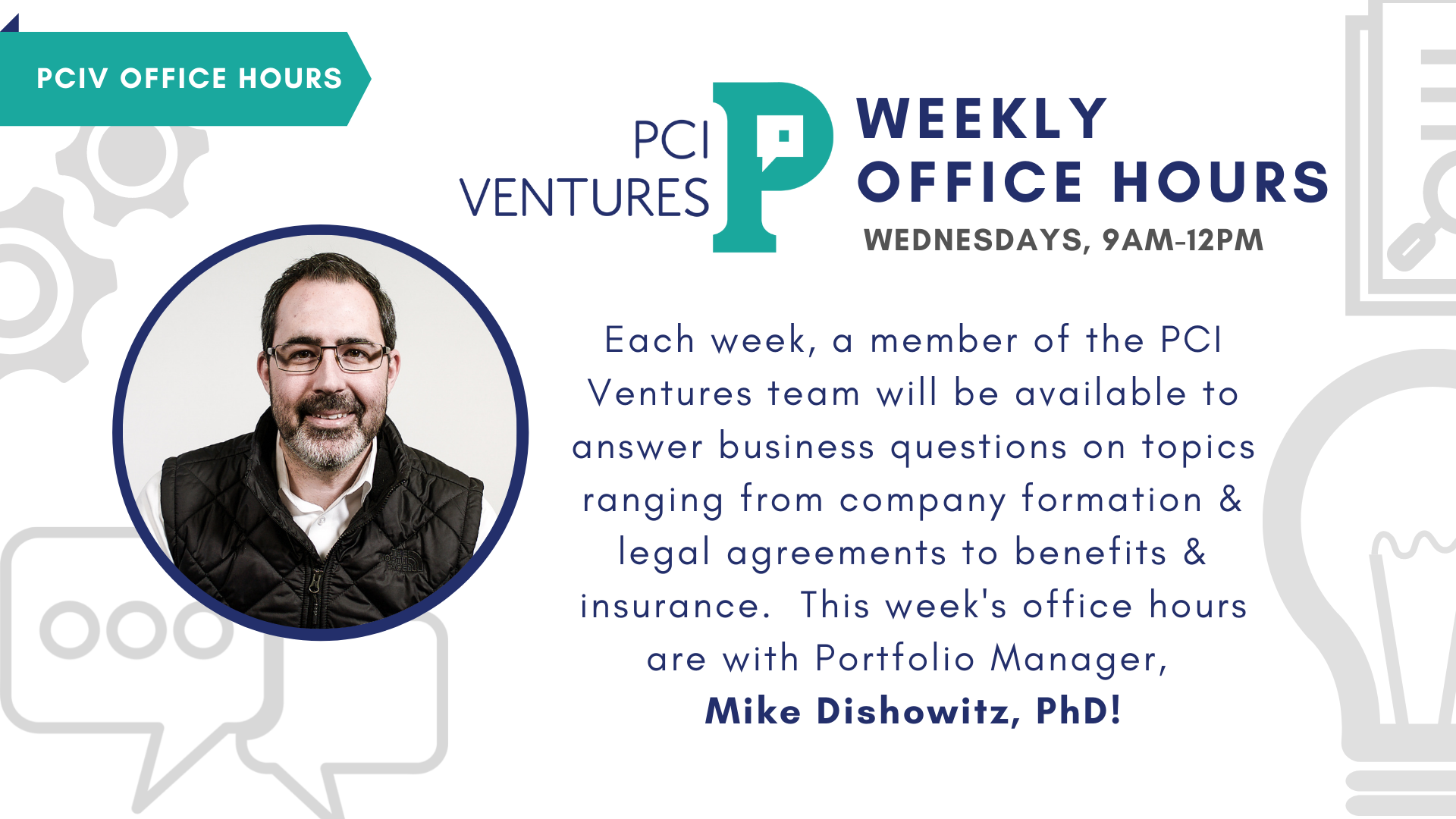 PCIV Office Hours-Mike Dishowitz-F22