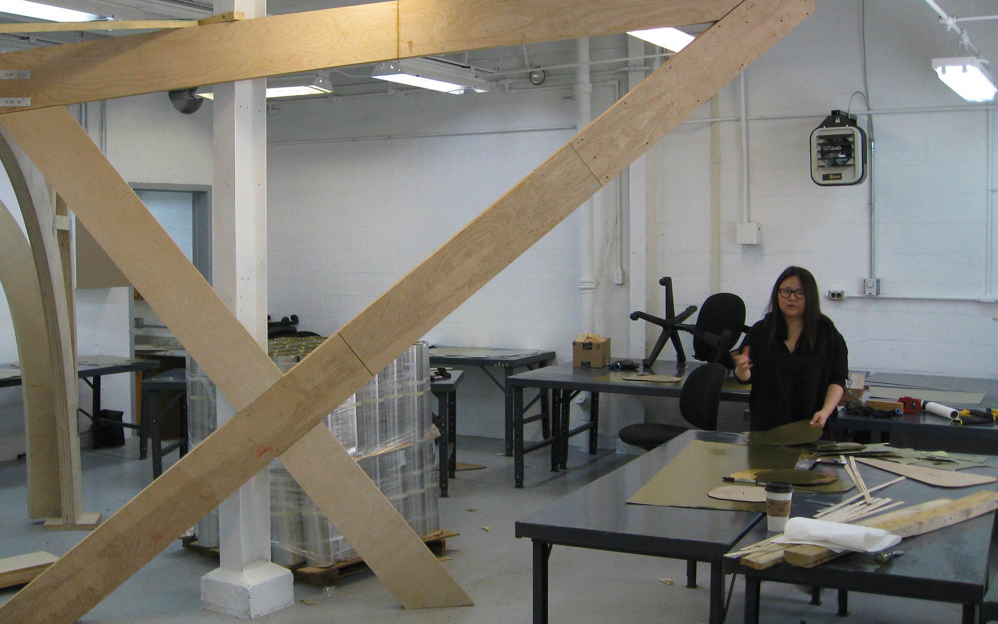 Penn Design Studio Penn graduate architecture students use this studio space to design and construct