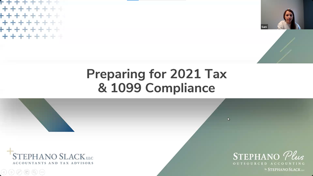 Sam Musser introduces Preparing for 2021 tax and 1099 compliance