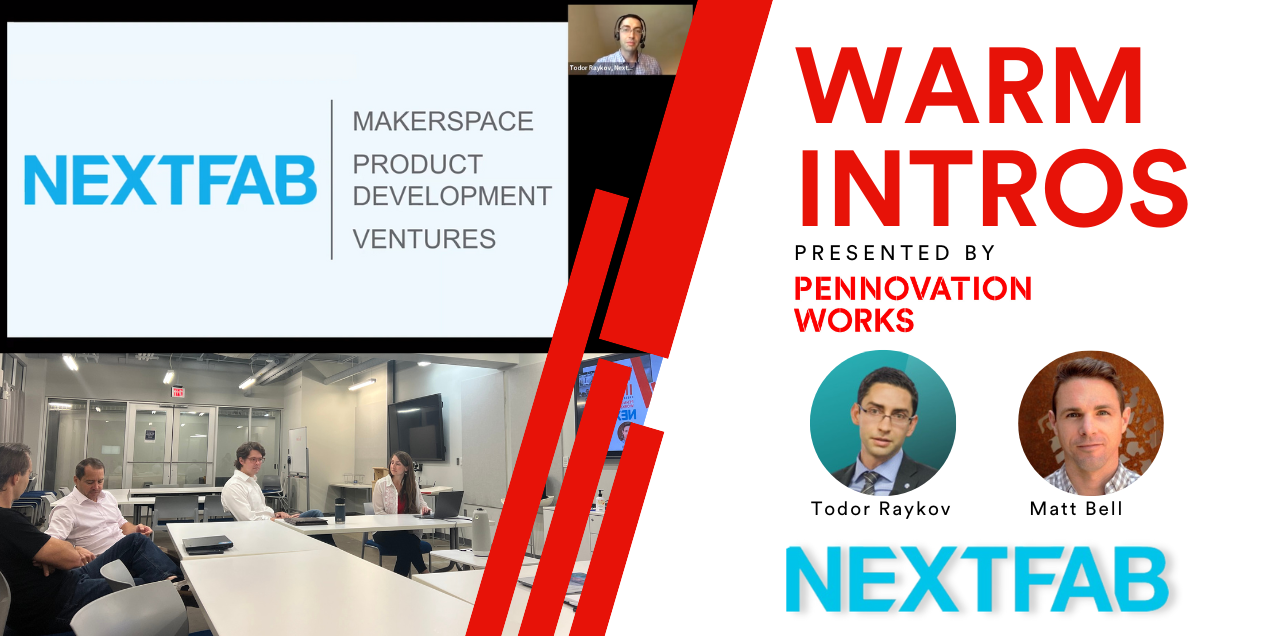 Warm Intros with NextFab_Recap graphic Warm Intros with NextFab_Recap graphic