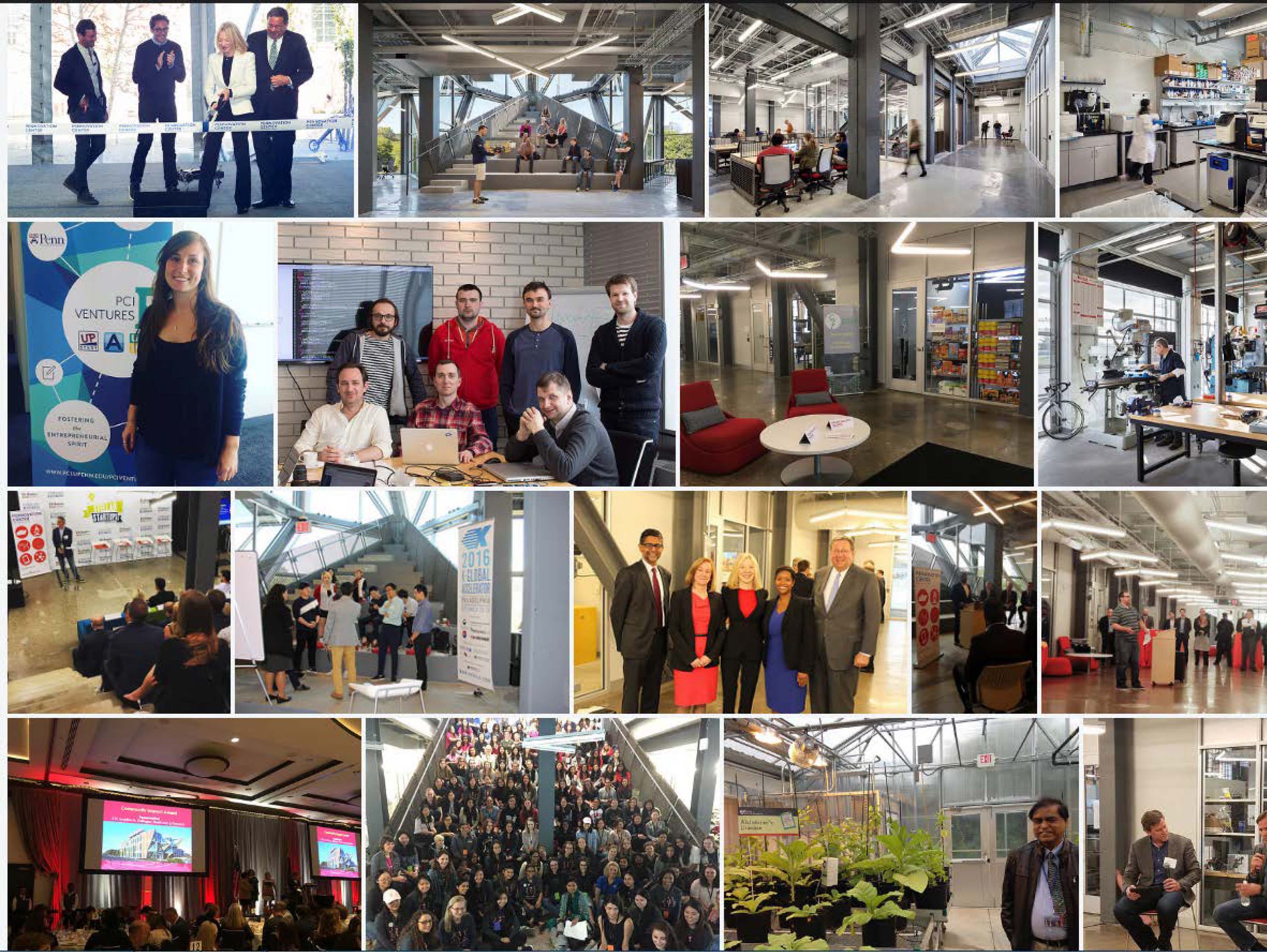 Pennovation Year in Review 2016-2017 year in review collage