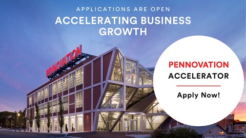 Summer Accelerator 2024 Applications Open image of Pennovation Center 