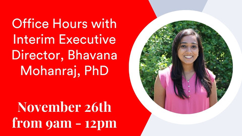 PCI Ventures Office Hours with Interim Executive Director Bhavana Mohanraj, PhD