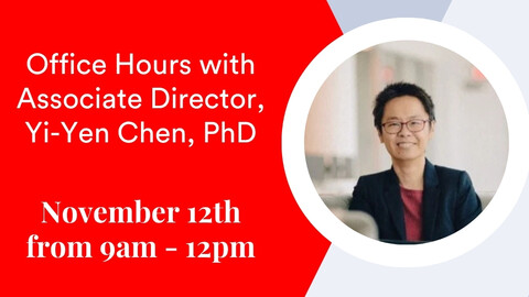 PCIV Office Hours with Yi-Yen Chen, PhD