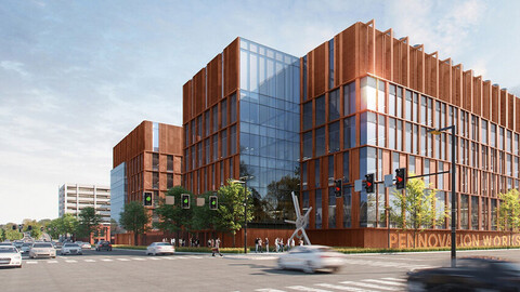 rendering of proposed life sciences building 