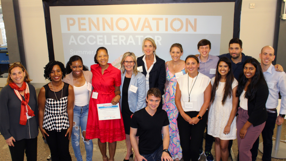 The OrVac and SimpleBulb Take Home Awards on the Pennovation Accelerator Pitch Day